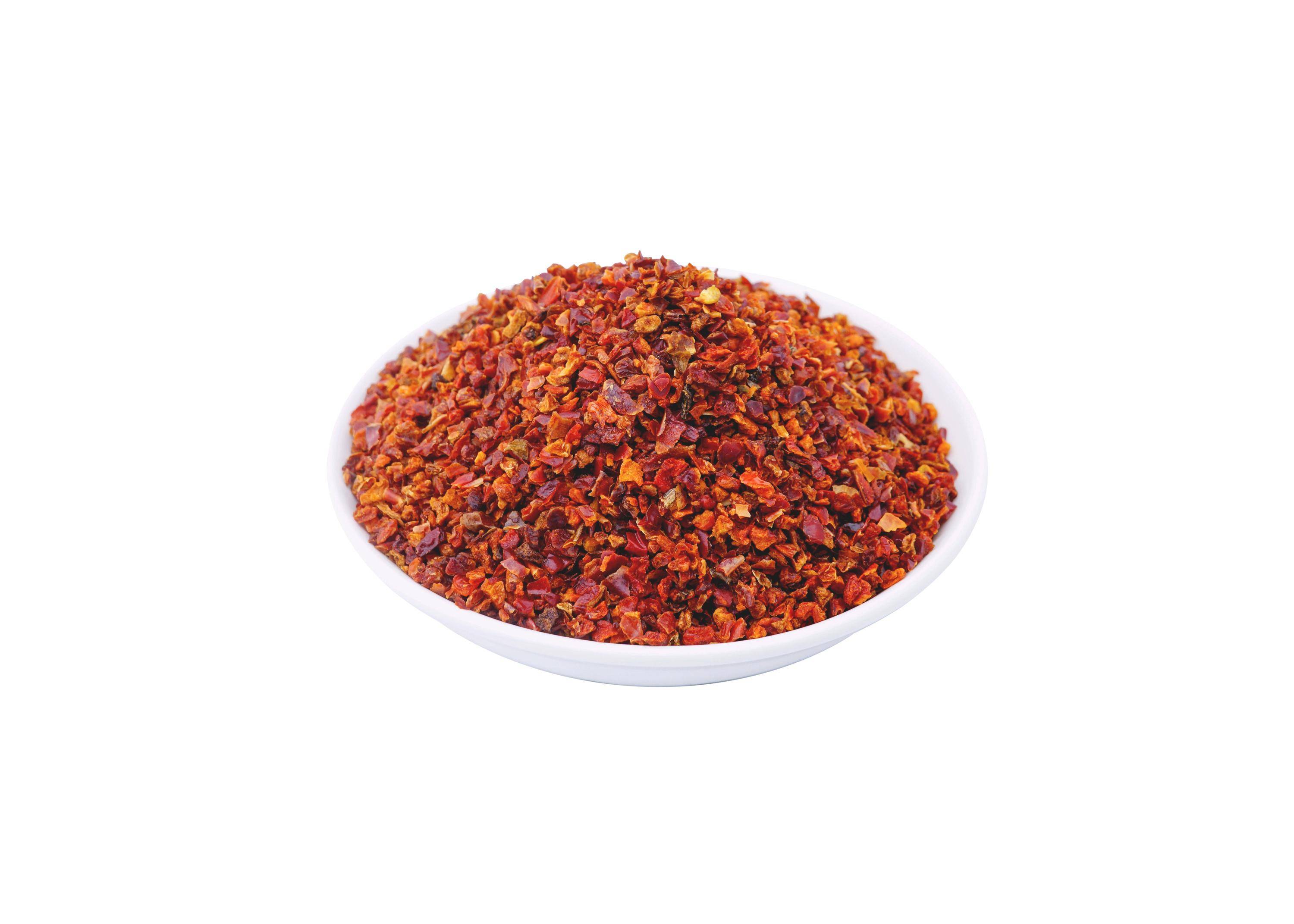 Raps - Paprika-Chips, rot/grün gemischt, getrocknet, 500 g Dose