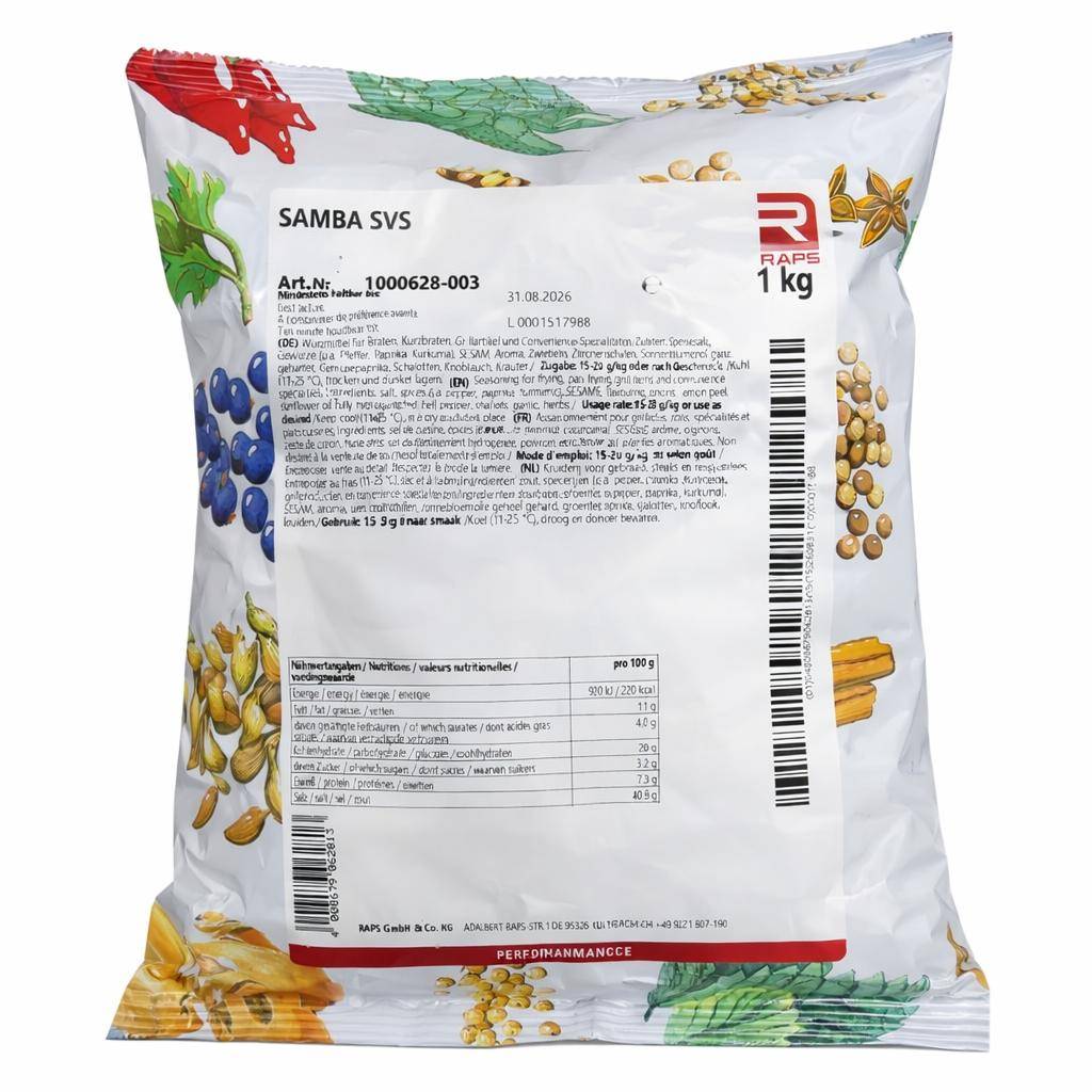 Raps - Samba-SVS-Würzung, 1 kg Beutel