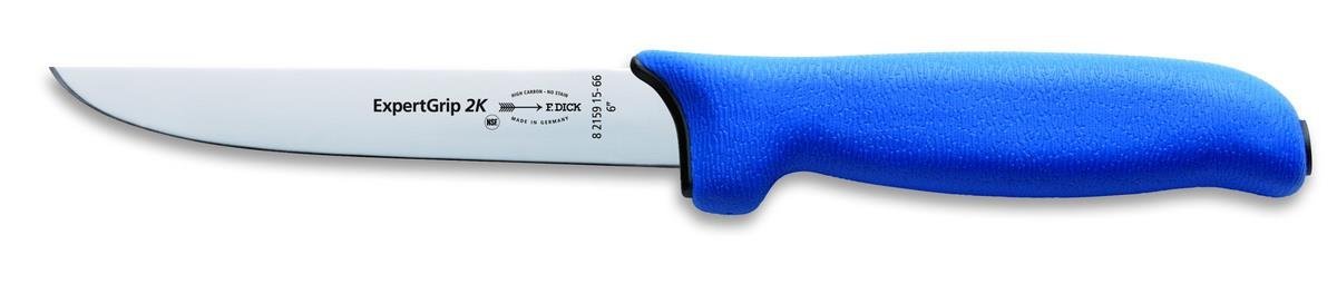 F. DICK - ExpertGrip 2K Ausbeinmesser, breit, 15 cm, blau, 8215915-66 F. DICK - ExpertGrip 2K Ausbeinmesser, breit, 15 cm, blau, 8215915-66