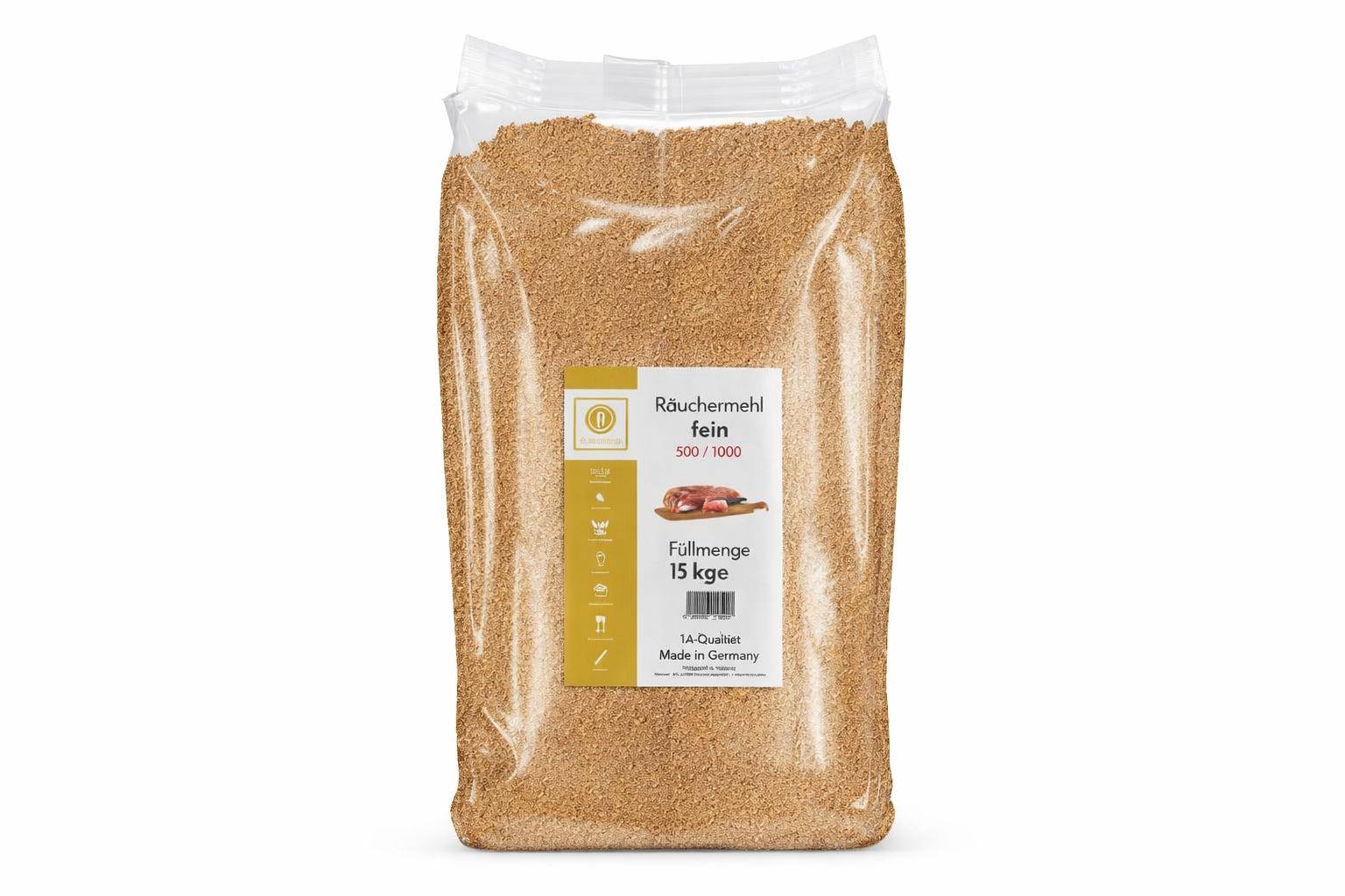 Fuduu Gold - Räuchermehl, HB 500/1000, fein, 15 kg Sack