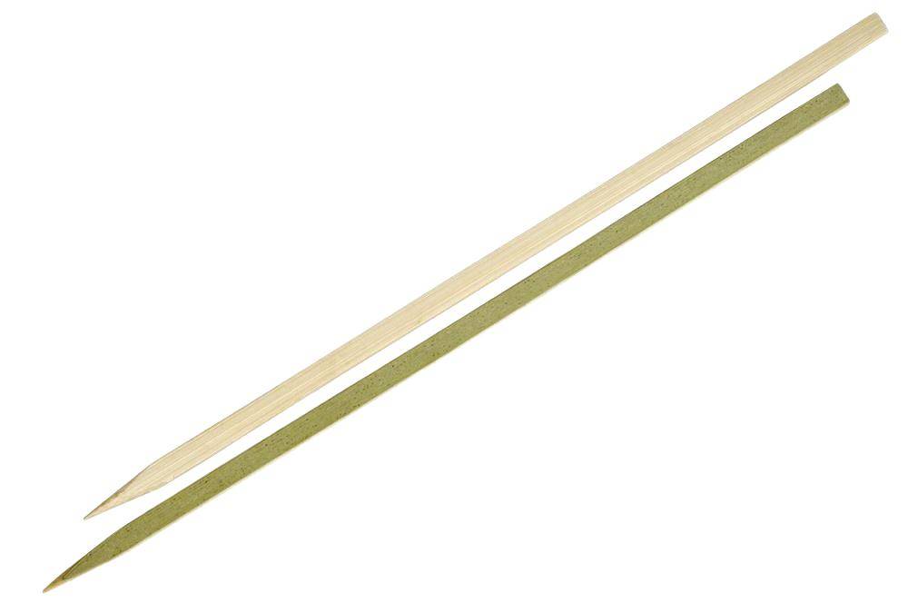 Best4Food - DoppelGrill-Gabel aus Bambus, 220mm, 10 Stück
