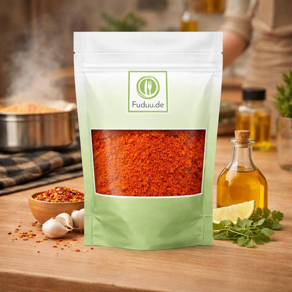 Fuduu.de - Chillies gemahlen, 1 kg Beutel Fuduu.de - Chillies gemahlen, 1 kg Beutel
