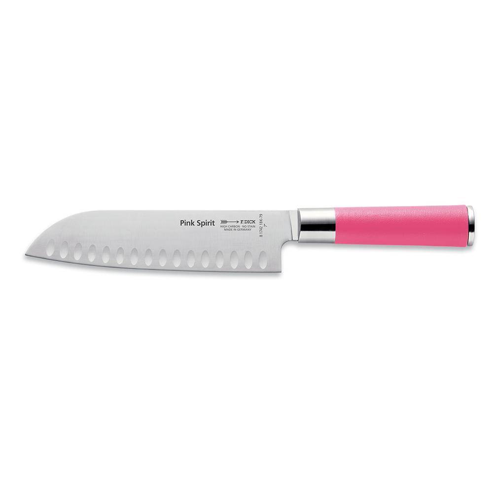 F. DICK - Pink Spirit Santoku, Kullenschliff, 18 cm, 81742182K