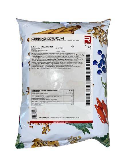 Raps - Schinkenspeck Würzung, 1 kg Beutel Raps - Schinkenspeck Würzung, 1 kg Beutel