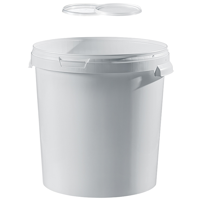 Kunststoff Eimer rund, Hobbock, 33 ltr., mit Deckel Kunststoff Eimer rund, Hobbock, 33 ltr., mit Deckel