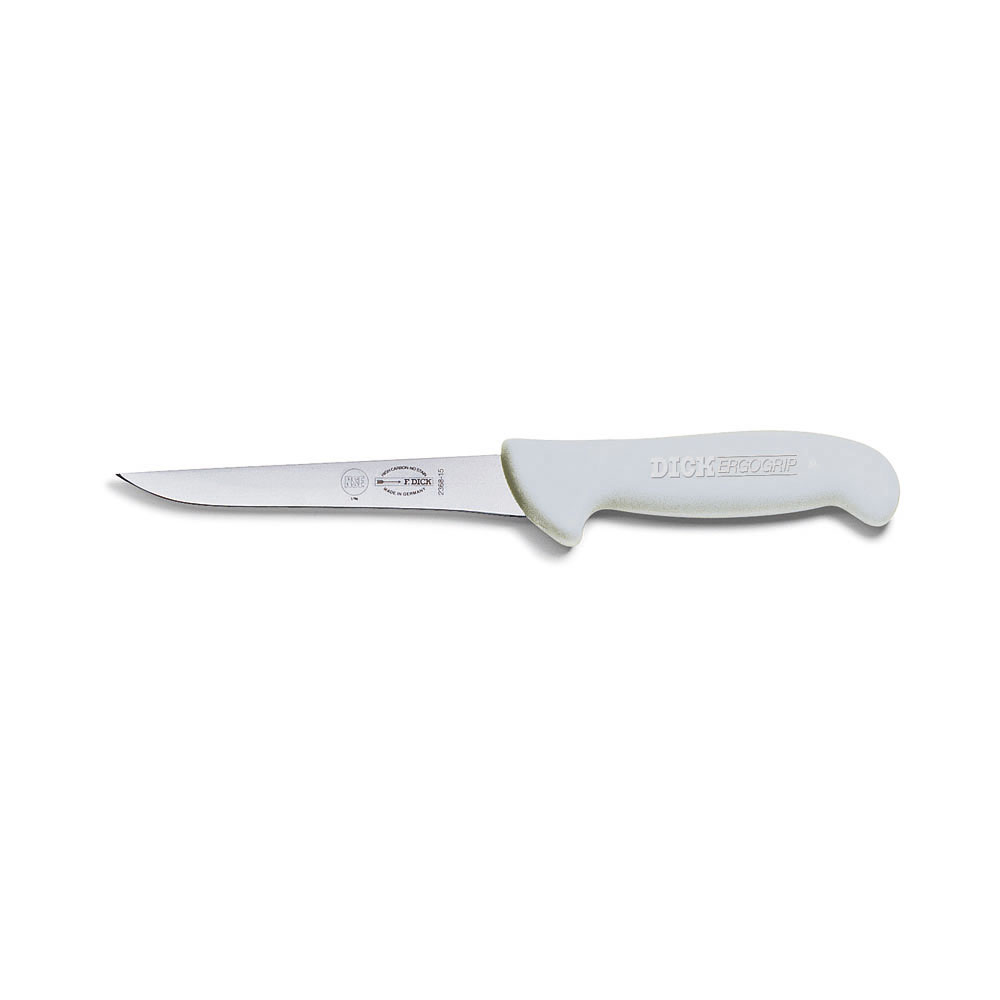 F. DICK - ErgoGrip Ausbeinmesser, schmal, 15 cm, weiß, 8236815-05
