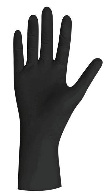 Unigloves - Einmalhandschuhe / Nitril-Untersuchungshandschuhe "Black Pearl", Größe M, 100 Stück