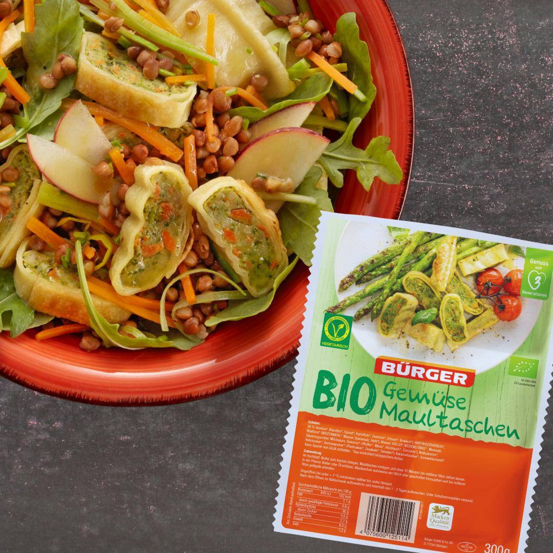 Bürger - Bio-Gemüse Maultaschen, 300 g Beutel