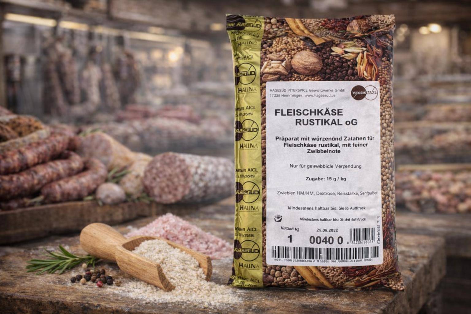 Hagesüd - Fleischkäse Rustikal, 1 kg Beutel Hagesüd - Fleischkäse Rustikal, 1 kg Beutel