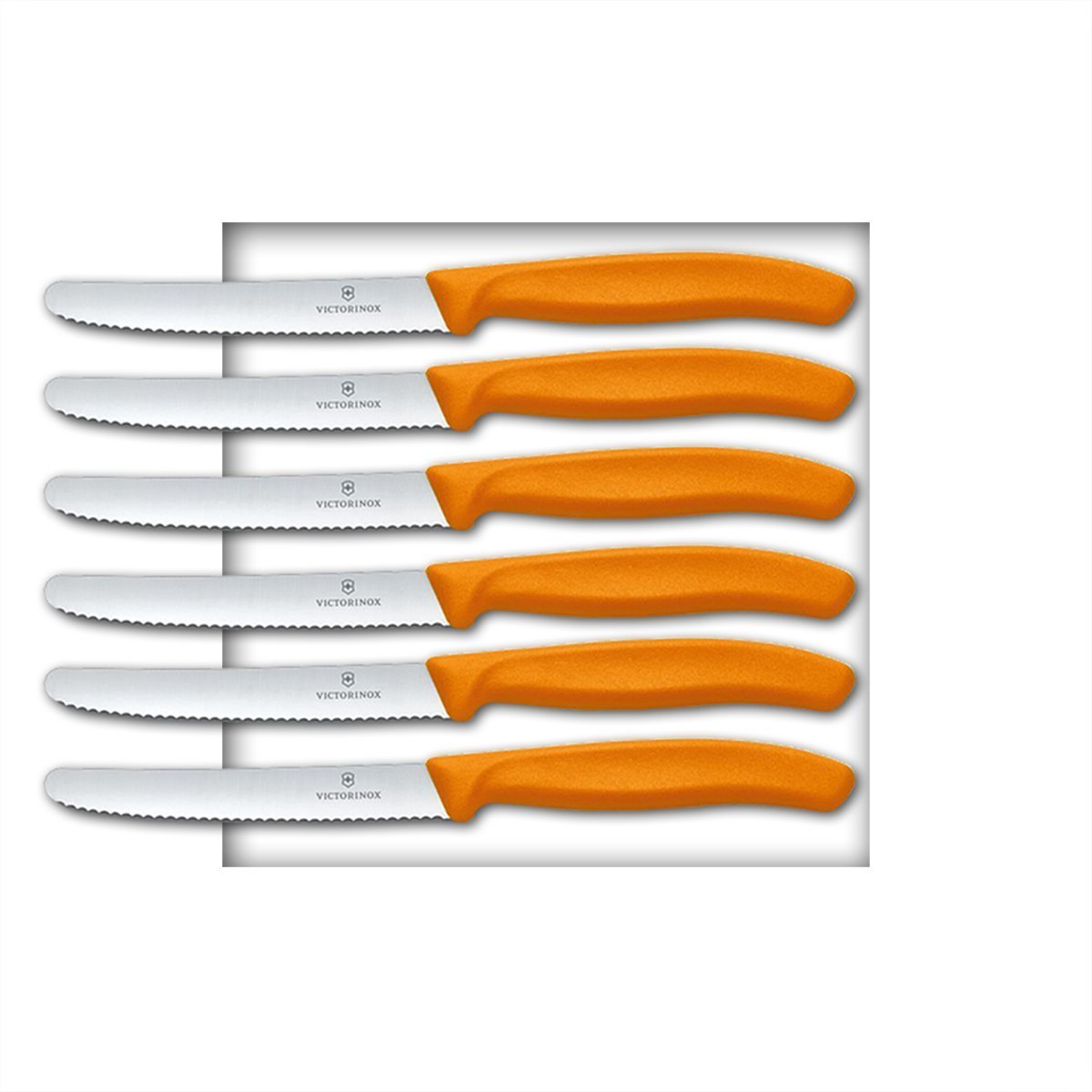 Victorinox - Tafelmesser-Set, orange, 6.7836.L