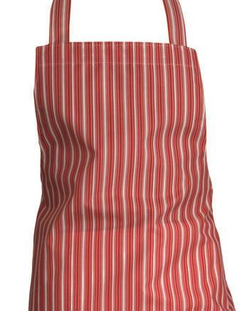 Ultraleicht-Schürze "Gastrotex", 70 x 100 cm, rot-weiß gestreift Ultraleicht-Schürze "Gastrotex", 70 x 100 cm, rot-weiß gestreift
