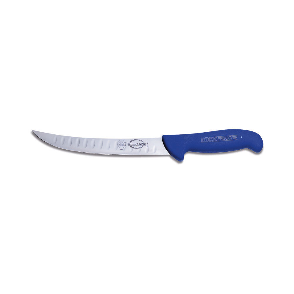 F. DICK - ErgoGrip Zerlegemesser, Kullenschliff, 21 cm, blau, 82425211K