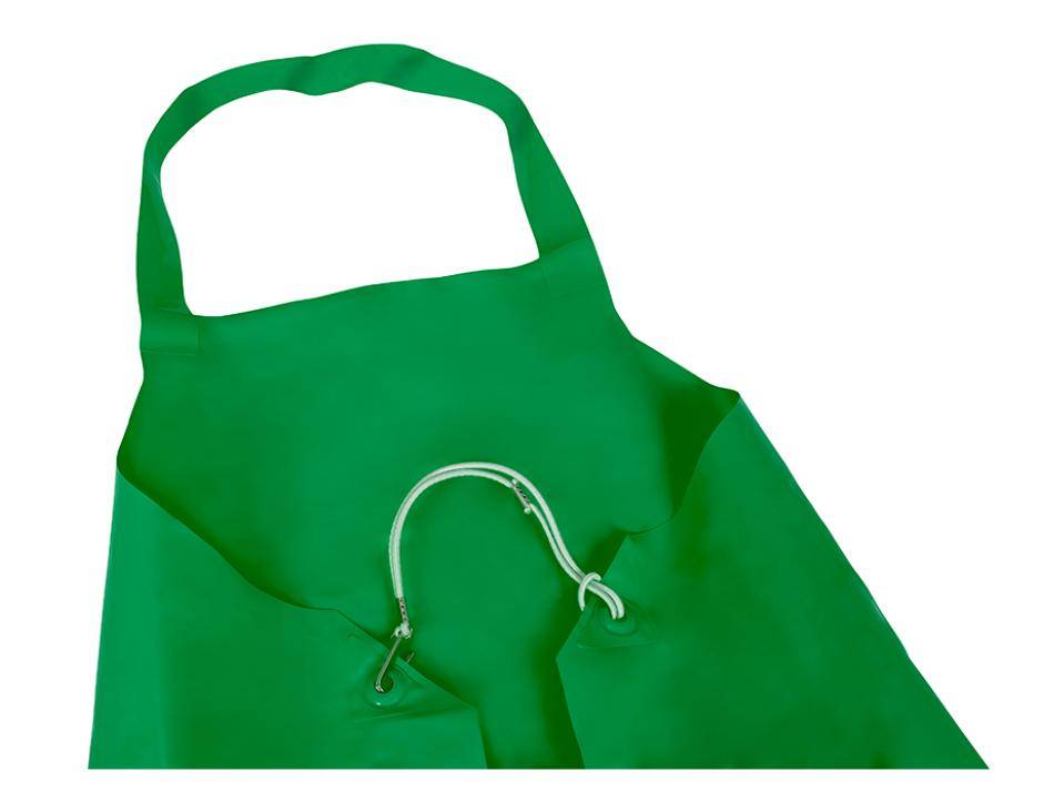 Best4Food - "Bären PU" Folienschürze, mit praktischen Gummiverschluss, blau, Größe: 120 cm