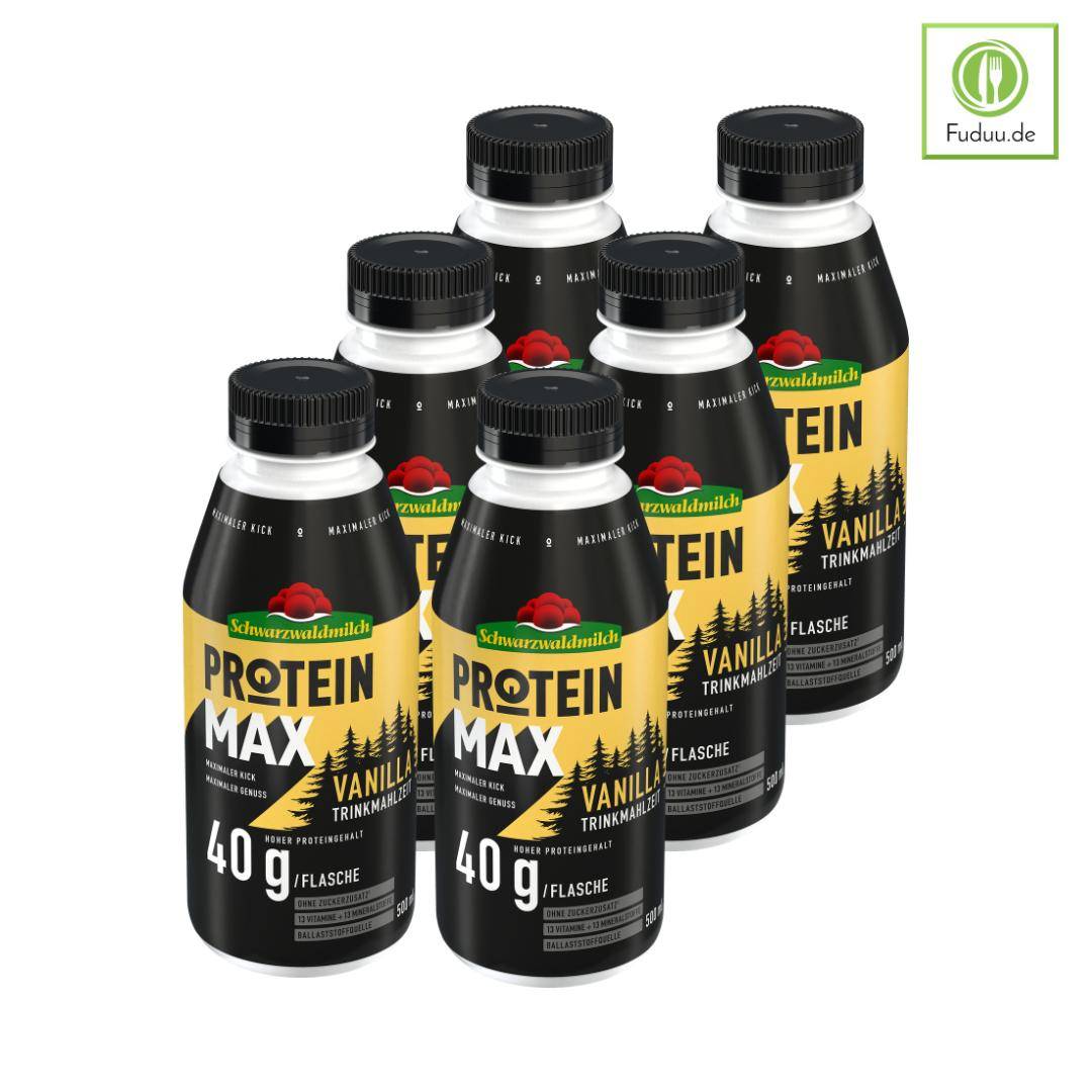 Schwarzwaldmilch - Protein Trinkmahlzeit Vanilla , 6 x 500 ml