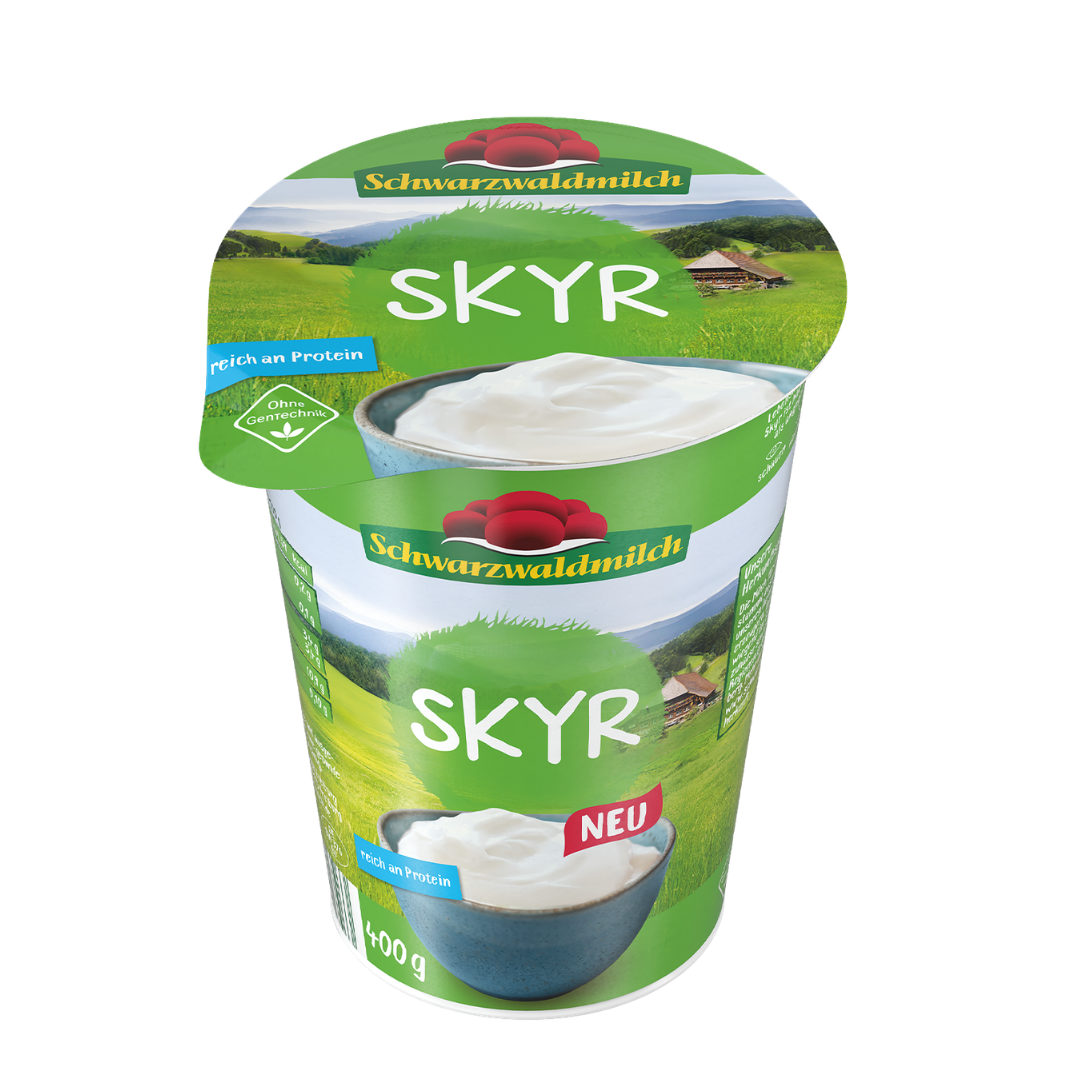 Schwarzwaldmilch - Skyr Natur,  0,2%, 8 x 400 g Becher
