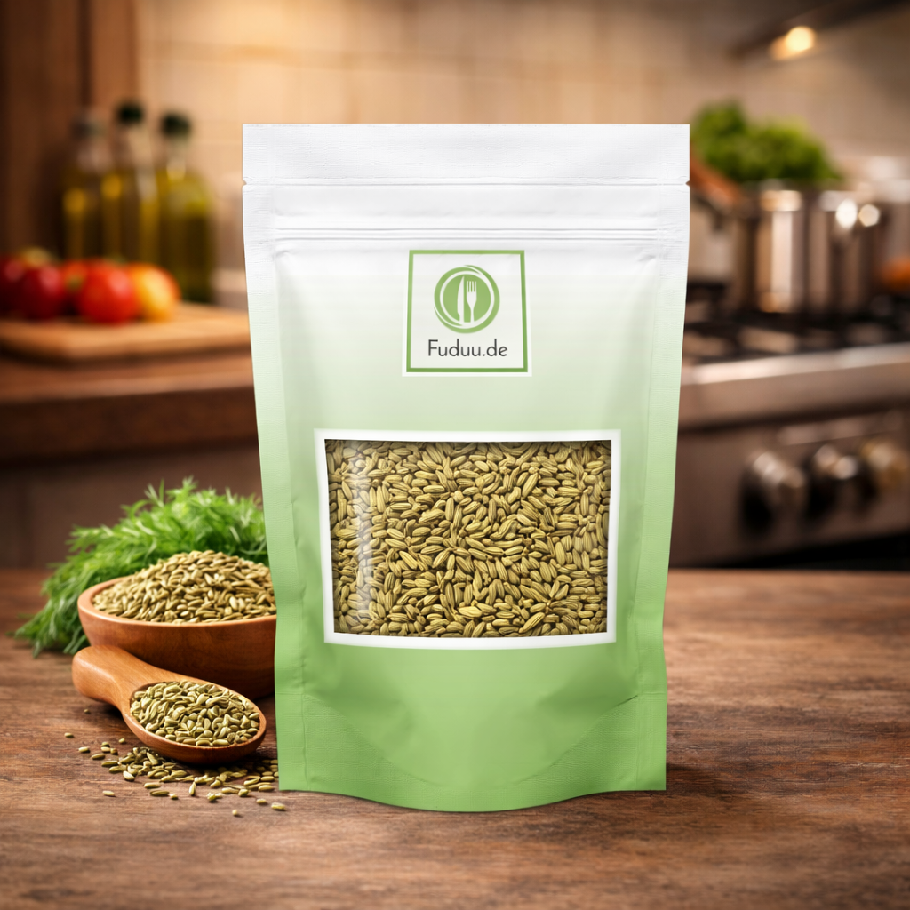 Fuduu.de - Fenchel ganz, 500 g Beutel Fuduu.de - Fenchel ganz, 500 g Beutel