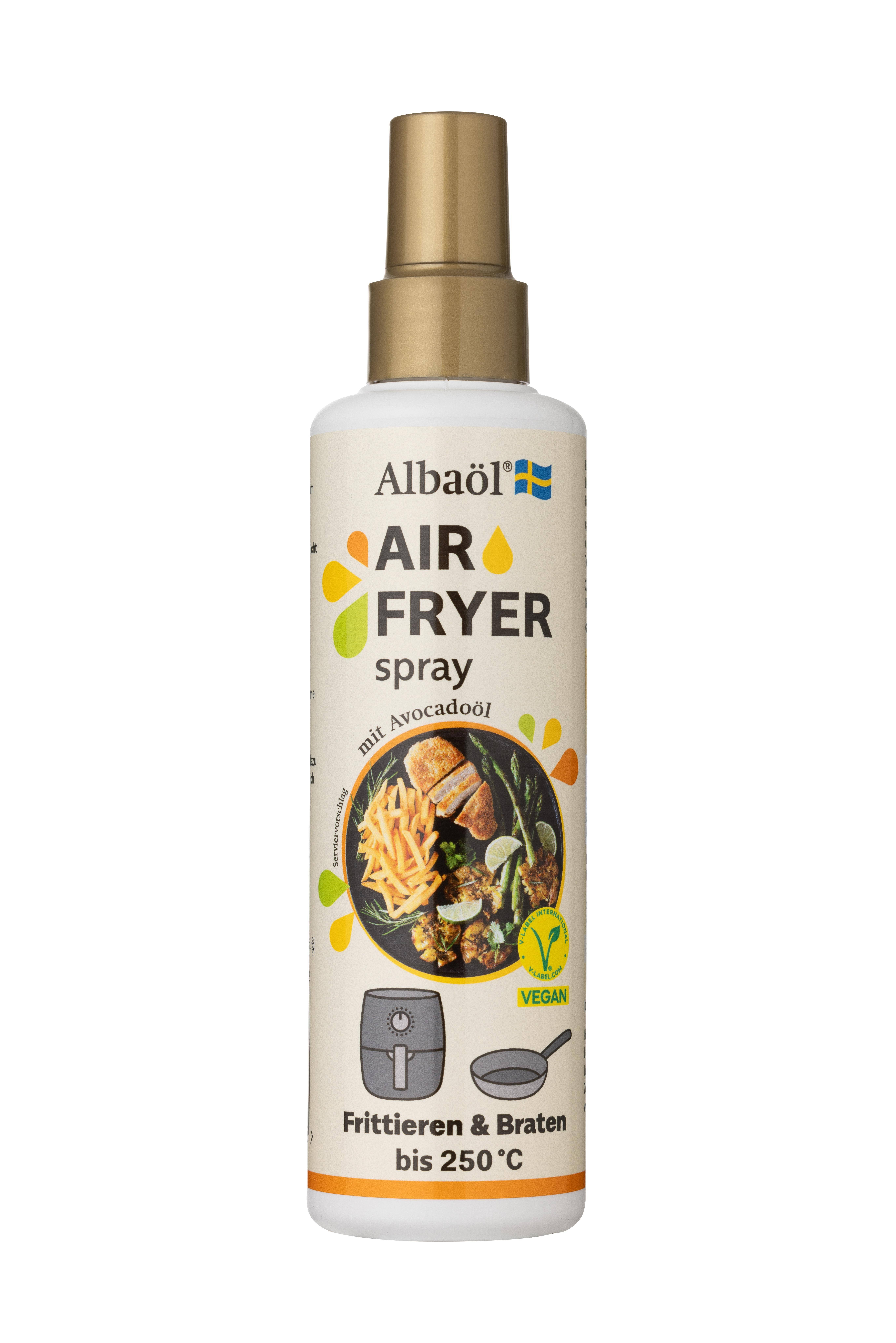 Albaöl - Air Fryer Spray, 190 ml Flasche + Albaöl Olive, 750 ml Flasche
