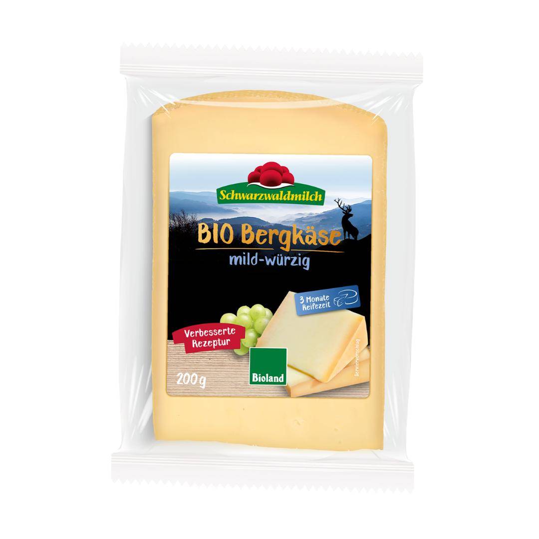 Schwarzwaldmilch - Bioland Bergkäse 45% Fett i.Tr. mild-würzig, 3 Monate gereift, 200 g Stück Schwarzwaldmilch - Bioland Bergkäse 45% Fett i.Tr. mild-würzig, 3 Monate gereift, 200 g Stück