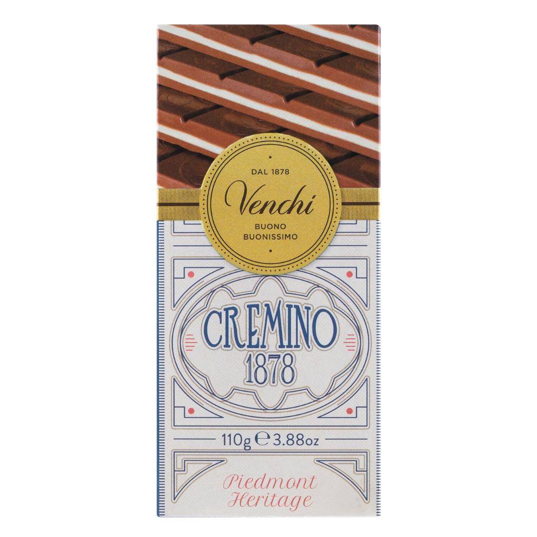 Venchi - Milch-Gianduiaschokolade mit Mandelpaste, 110 g Tafel