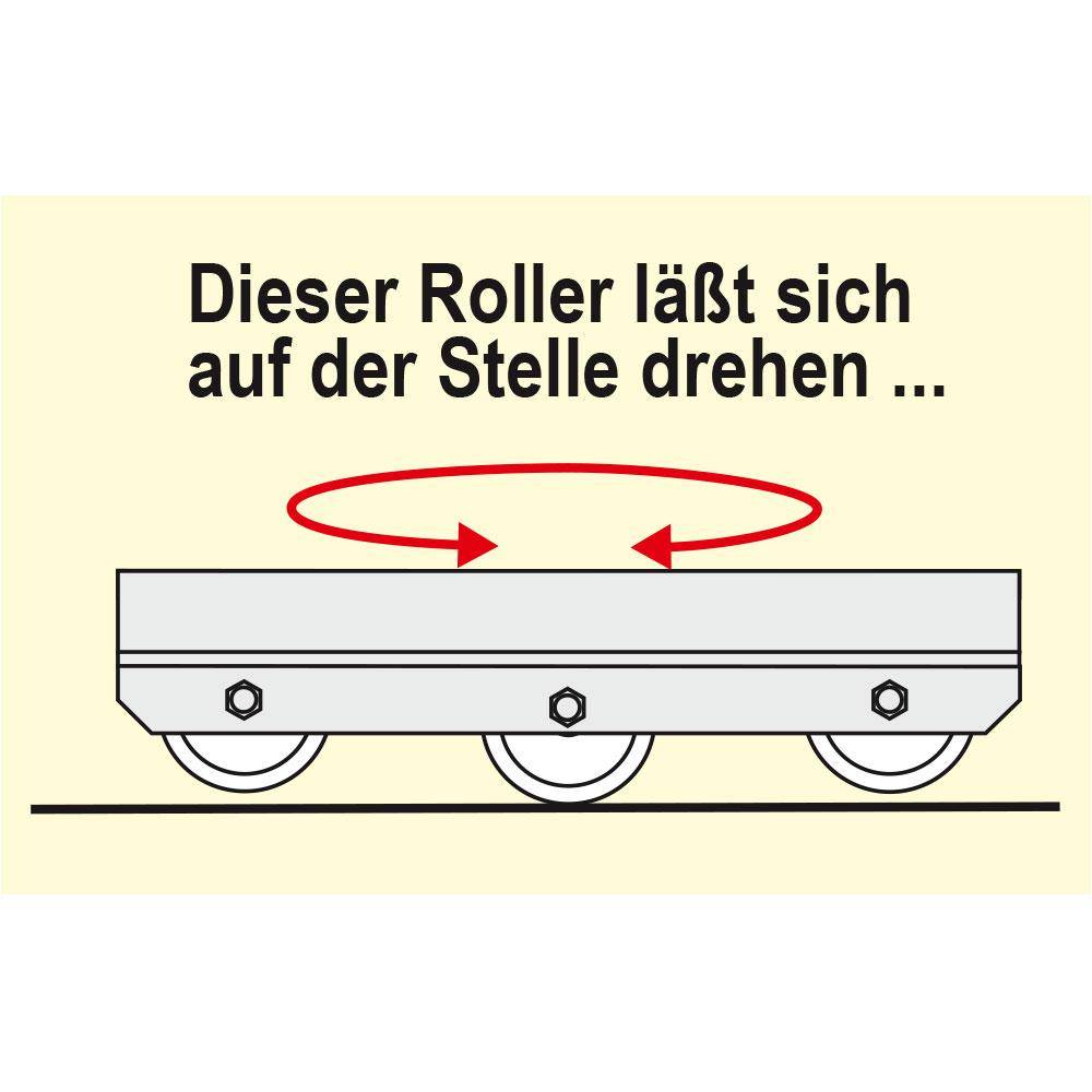 Fuduu.de - Transportrolli aus Edelstahl