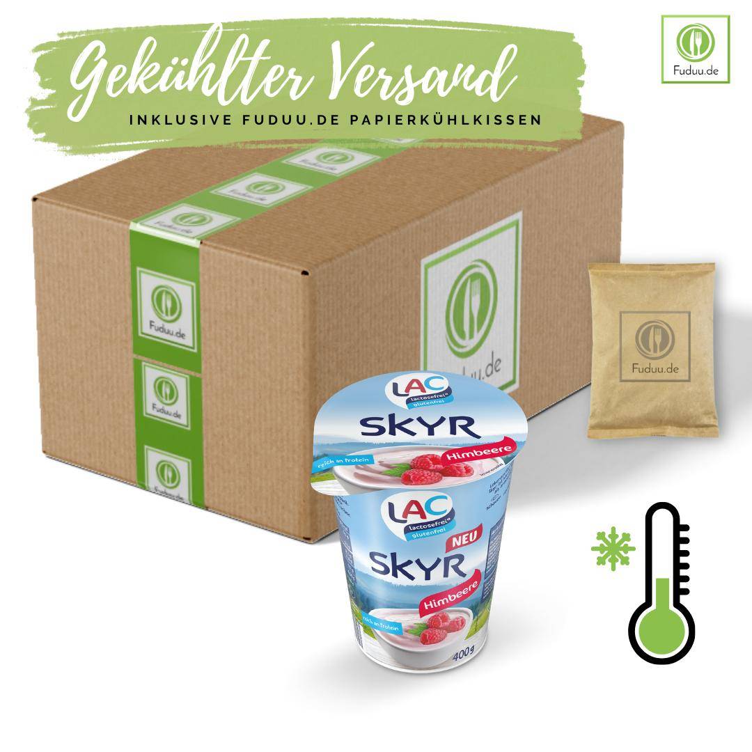 LAC - Skyr Himbeere, 0,2%, 8 x 400 g Becher