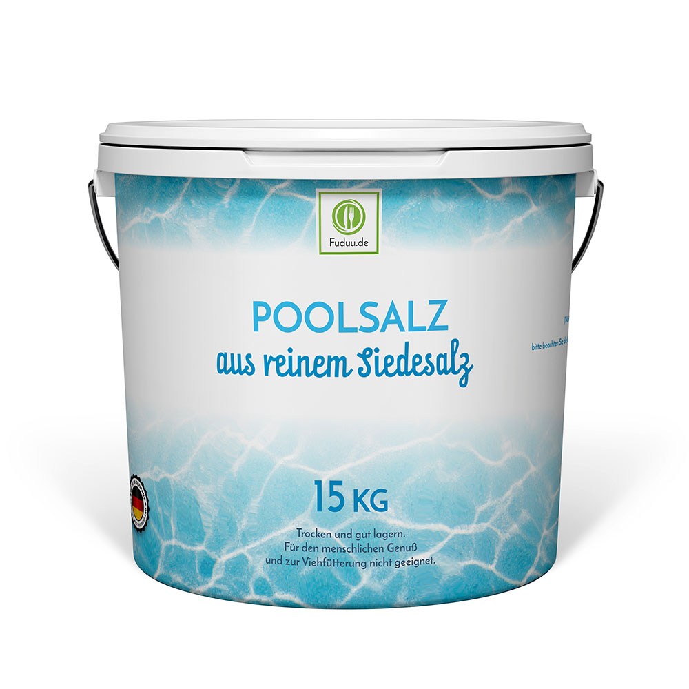 Fuduu.de - Poolsalz, 15 kg Eimer