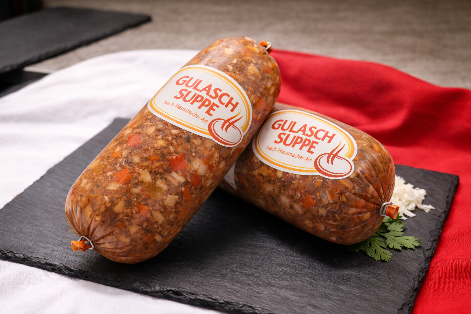 NaloBar - Suppendarm 63/35 cm, glasklar, bedruckt, 1 Bund