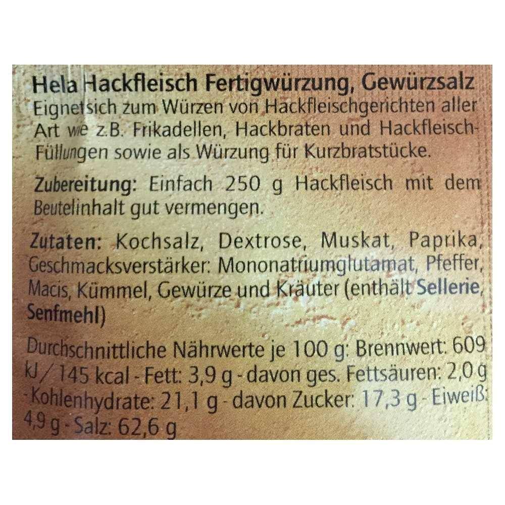 Hela - Hackfleisch Fertigwürzung, 5 x 7 g Beutel