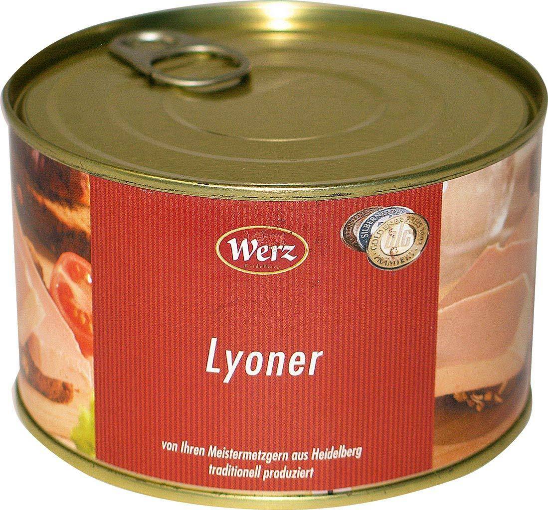 Werz - Vollkonserven verschiedene Sorten, 400g Dose