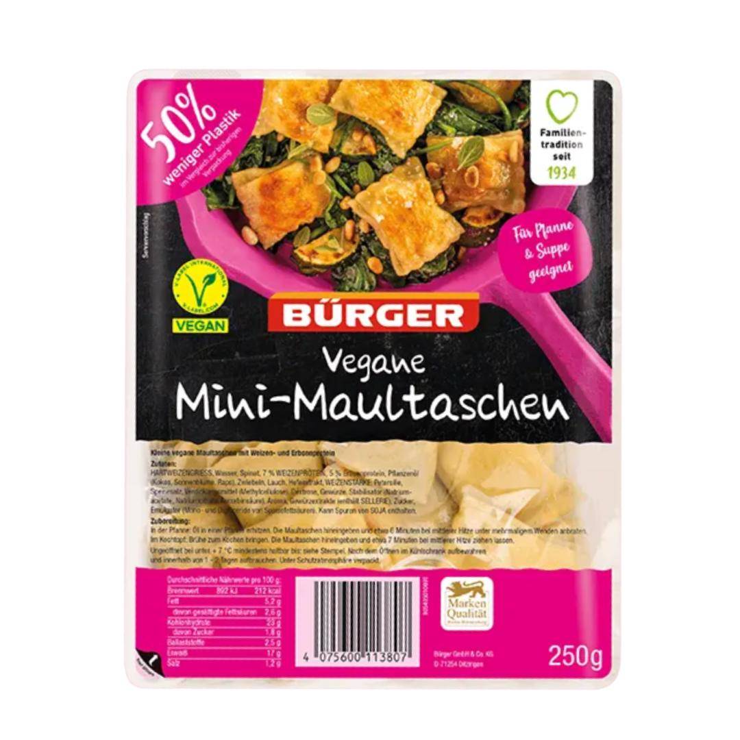 Bürger - Vegane Mini-Maultaschen, 250 g Beutel