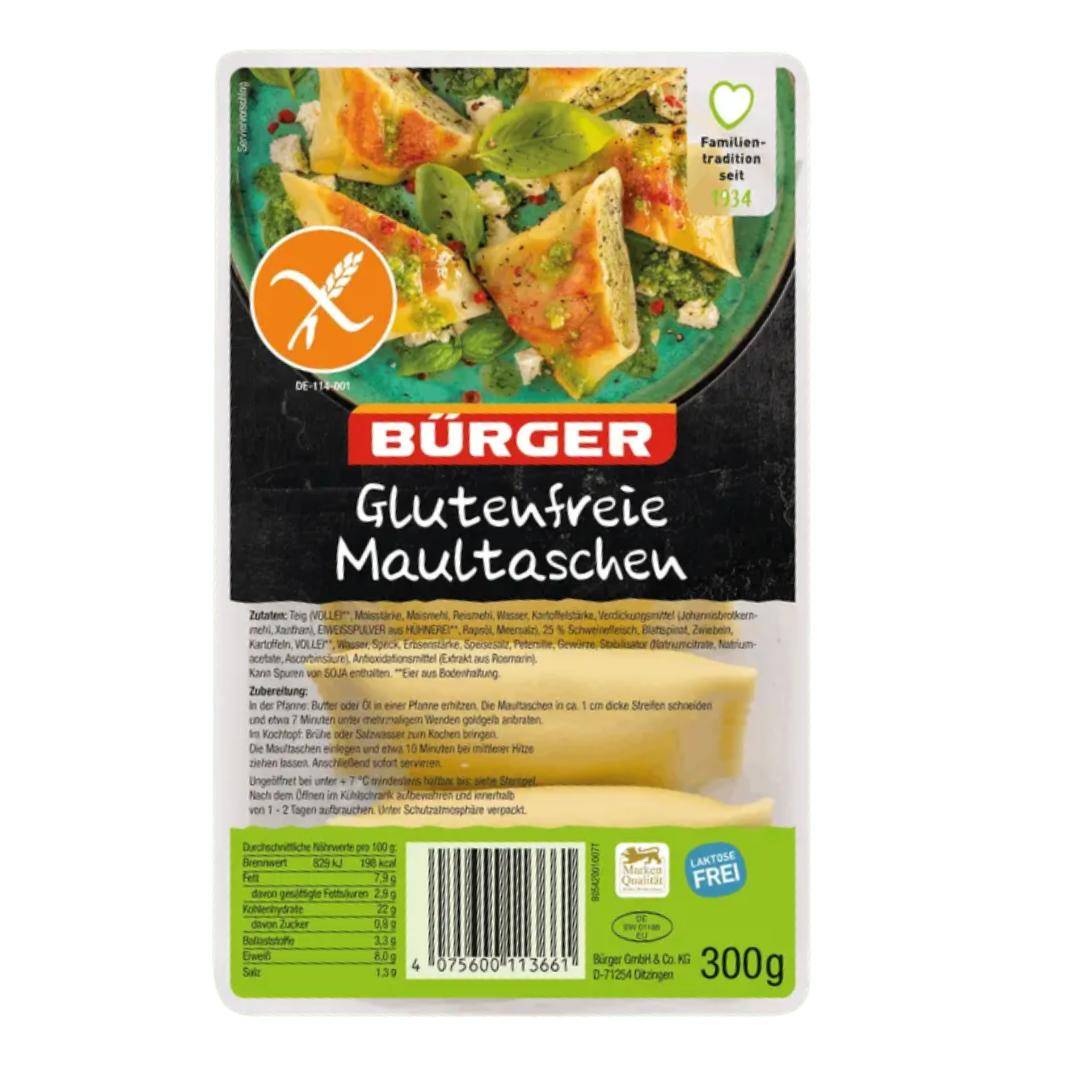 Bürger - Glutenfreie Maultaschen, 300 g Beutel