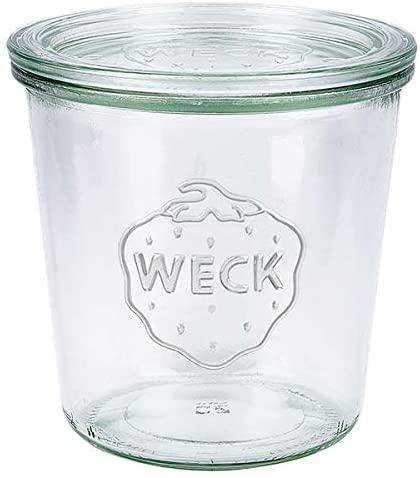 Weck - Sturzglas mit Deckel, 580 ml, 742, 6 Stück