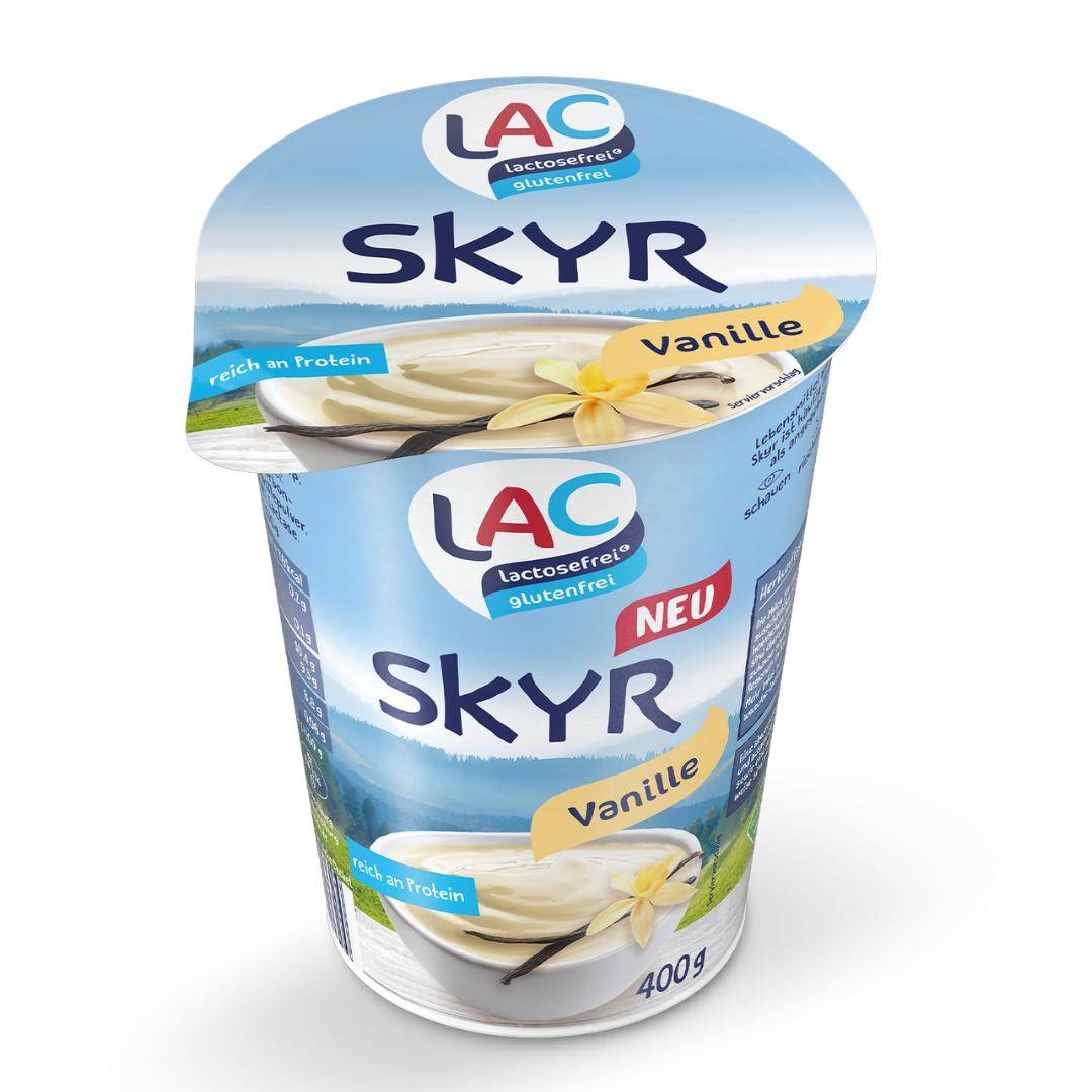LAC - Skyr Vanille, 0,2%, 8 x 400 g Becher