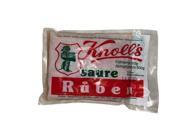 Knoll´s - Saure Rüben, 500 g Beutel Knoll´s - Saure Rüben, 500 g Beutel