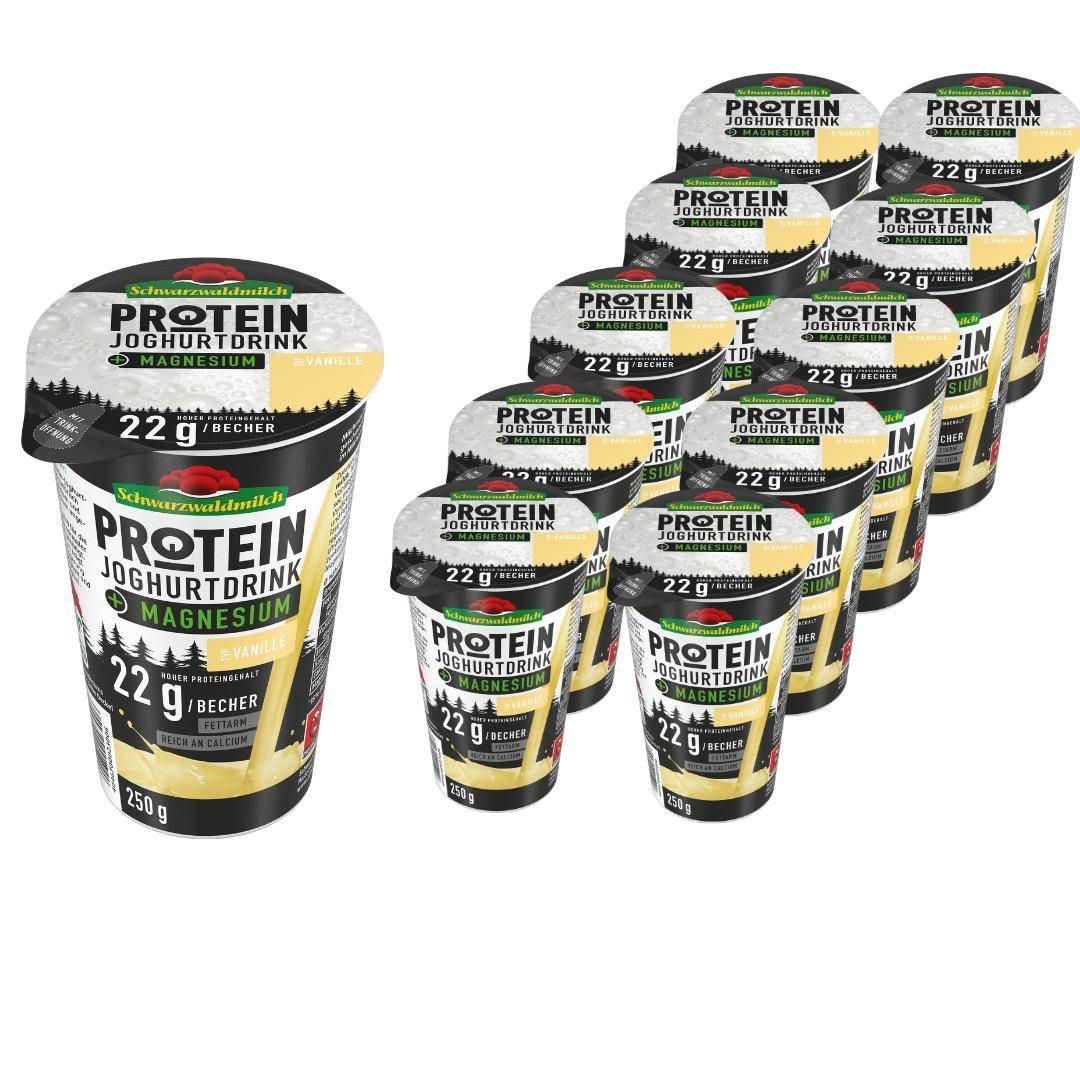 Schwarzwaldmilch Protein - Joghurt Drink Vanille 0,9% Fett, 10 x 250 ml Schwarzwaldmilch Protein - Joghurt Drink Vanille 0,9% Fett, 10 x 250 ml