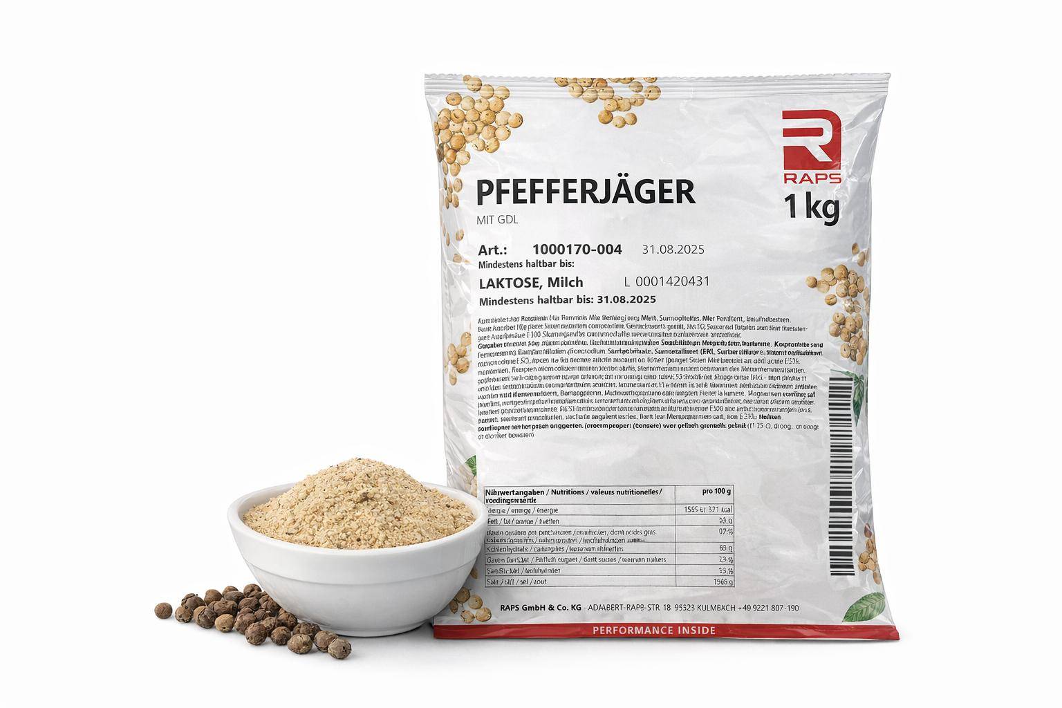 Raps - Pfefferjäger, 1 kg Beutel Raps - Pfefferjäger, 1 kg Beutel