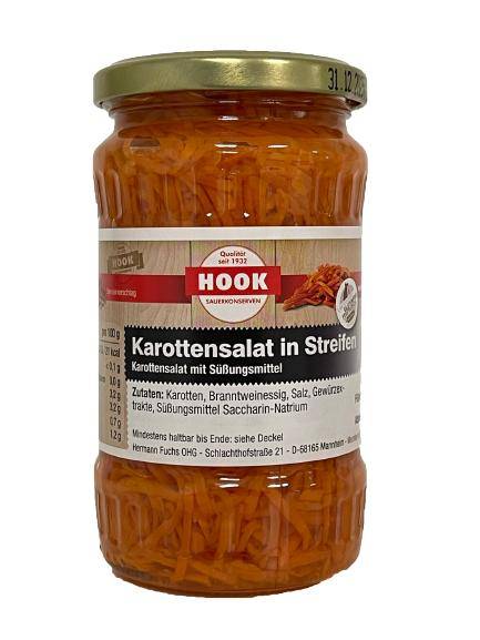 Hook - Karottensalat, 6 x 190 g Glas