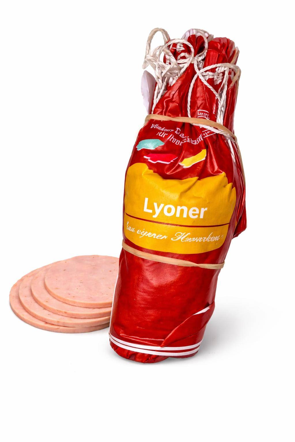 Walsroder - F plus braun, Hausdruck "Lyoner", Kaliber 55/21 cm, 1 Bund Walsroder - F plus braun, Hausdruck "Lyoner", Kaliber 55/21 cm, 1 Bund