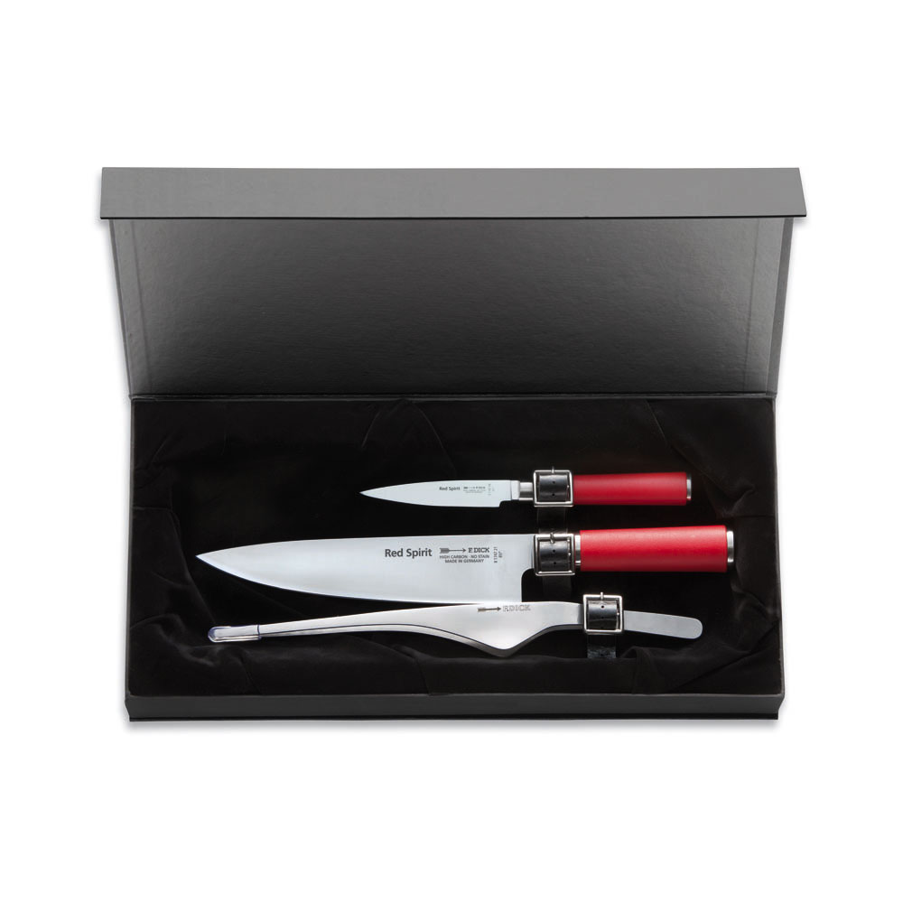 F. DICK - Red Spirit Messer-Set, 3-tlg., 8174800 F. DICK - Red Spirit Messer-Set, 3-tlg., 8174800