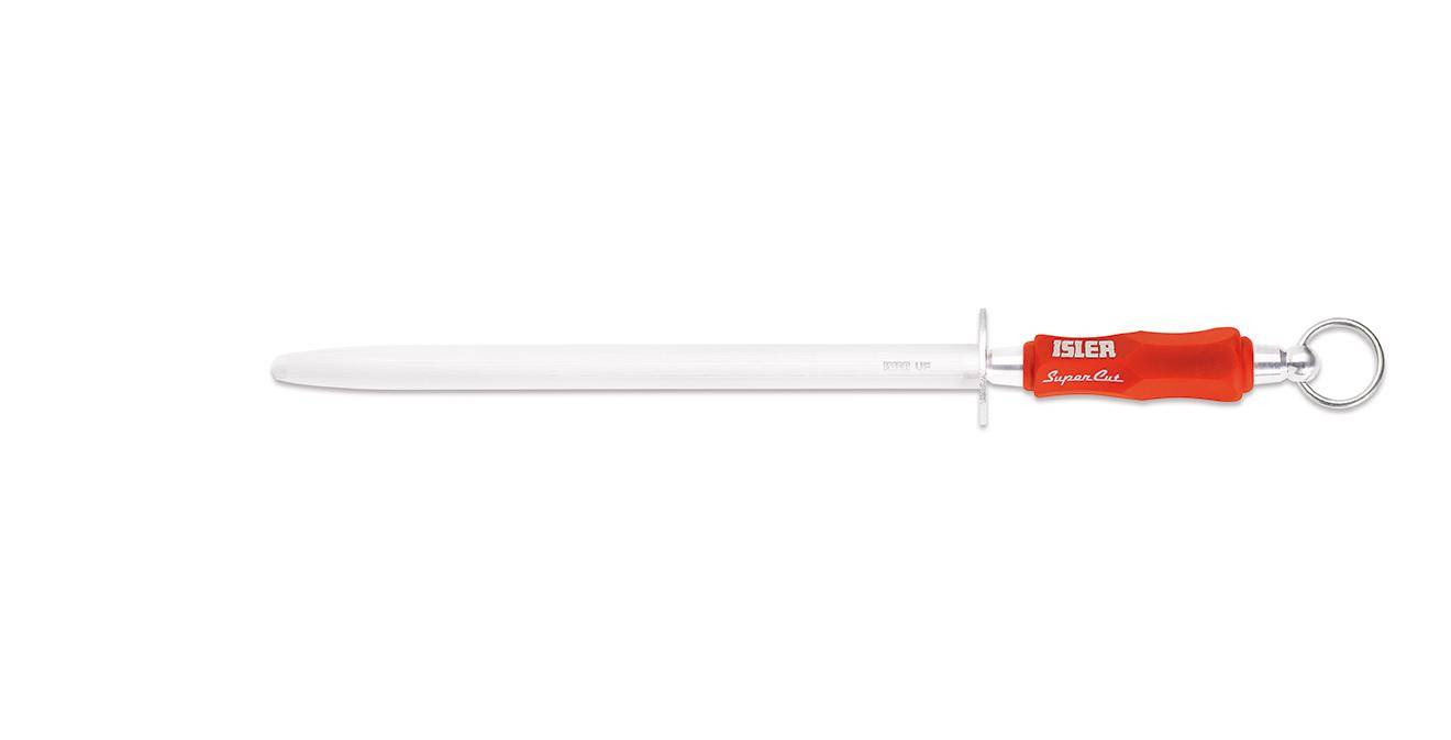 Giesser - Metzgerstahl "Supercut",oval, rot, 31 cm, 9916 31
