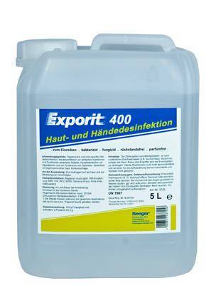 Exporit - Flüssiges Schnell-Desinfektionsmittel, 4712, 5 Liter Kanister