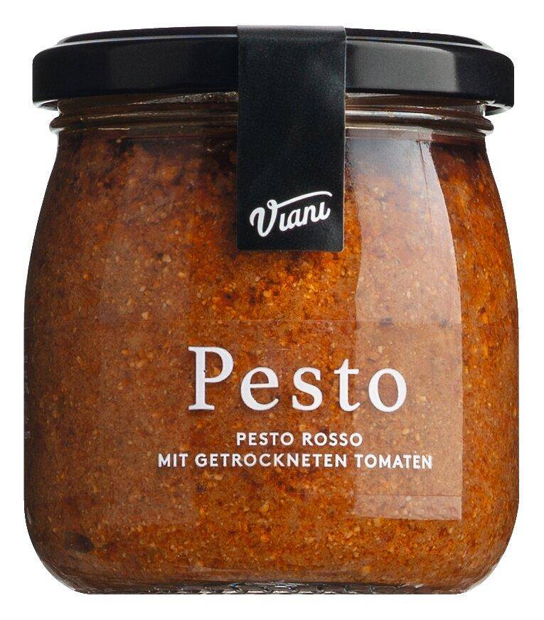 Viani - Pesto Rosso mit getrockneten Tomaten, 180 g Glas
