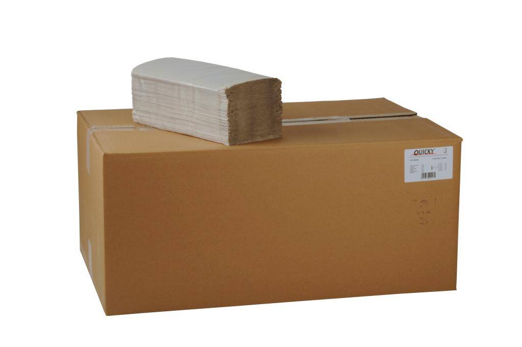 Quicky - Papierhandtücher, 1 lagig, Z-Falz, 5000 Stück