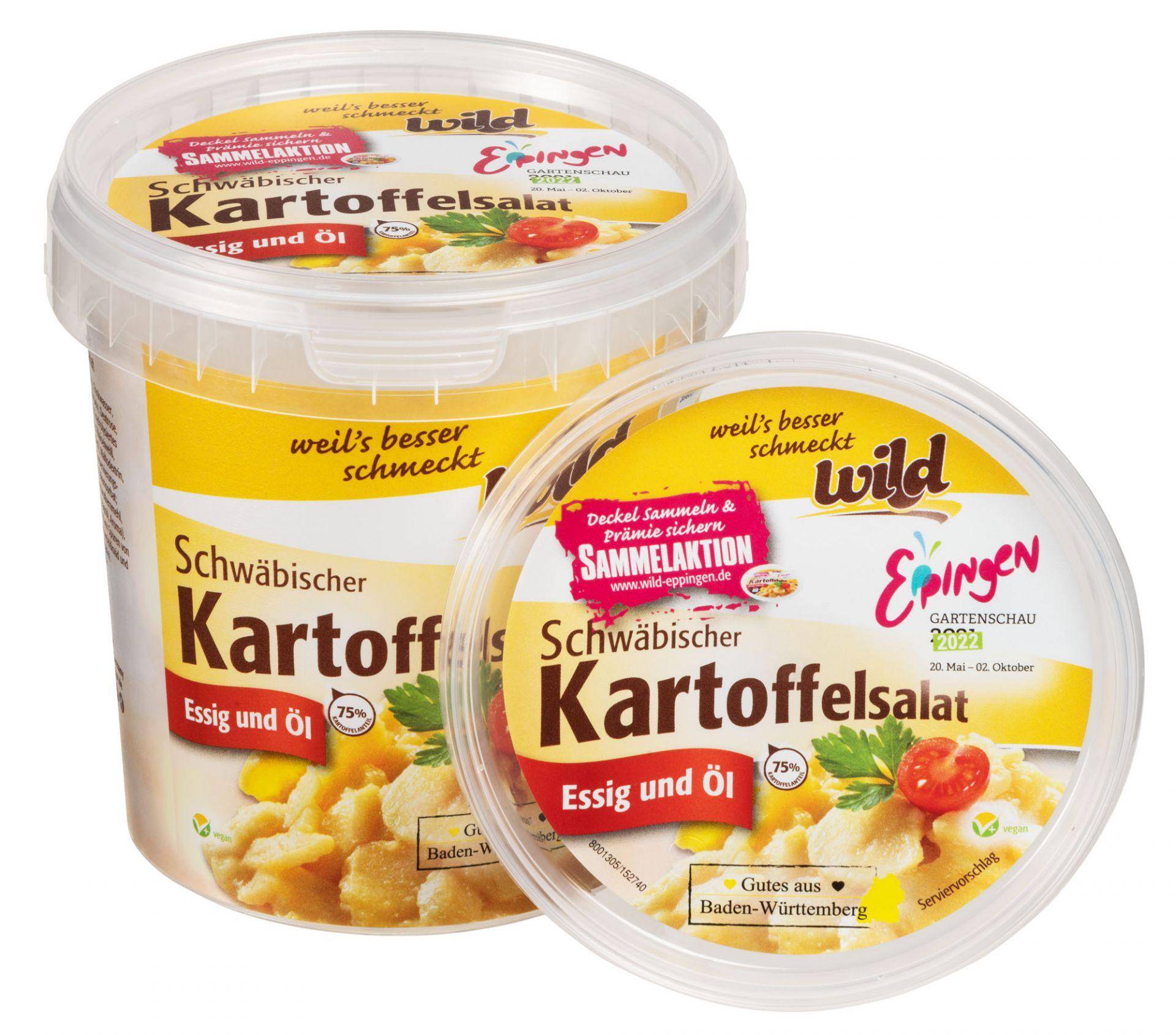 Wild - Schwäbischer Kartoffelsalat mit Essig und Öl, 750 g Becher