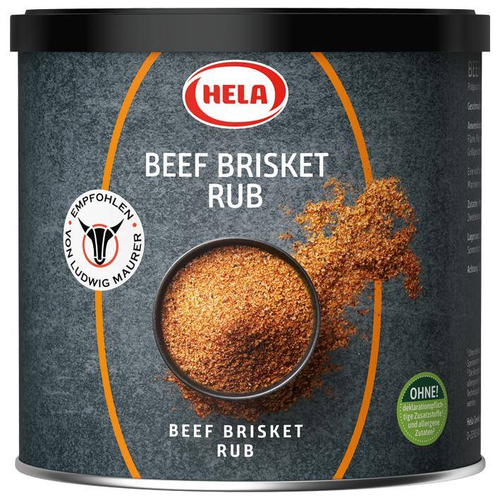Hela - Beef Brisket Rub Würzung, 0,45 kg Dose