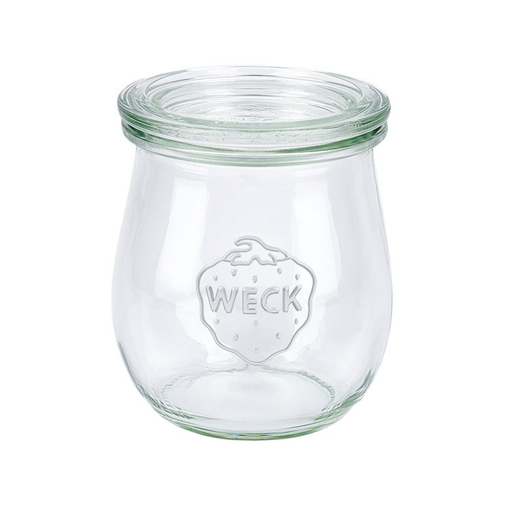 Weck - Mini-Tulpenglas mit Deckel, 220 ml, 762, 12 Stück Weck - Mini-Tulpenglas mit Deckel, 220 ml, 762, 12 Stück