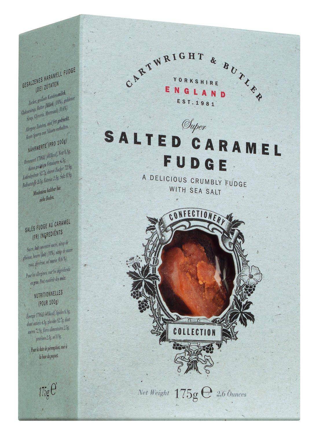 Cartwright & Butler - Salted Caramel Fudge, 175 g Cartwright & Butler - Salted Caramel Fudge, 175 g