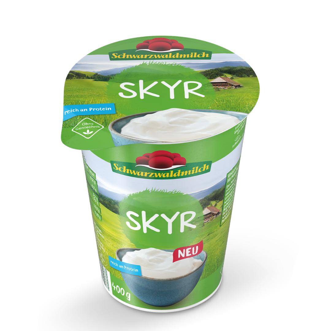 Schwarzwaldmilch - Skyr Natur,  0,2%, 8 x 400 g Becher