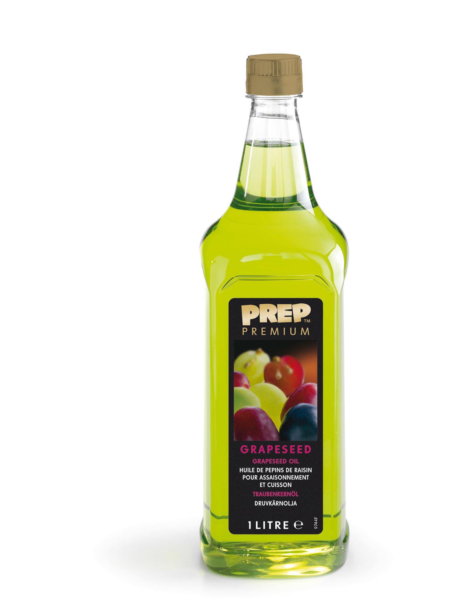 PREP Premium Spezialöle - Traubenkernöl, 1 l Flasche