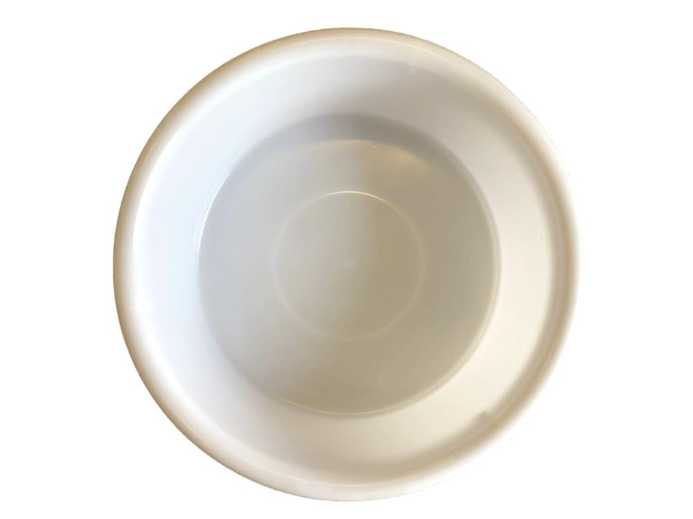 Fuduu.de - Teigwanne Behälter rund, weiß, 19 Liter Fuduu.de - Teigwanne Behälter rund, weiß, 19 Liter